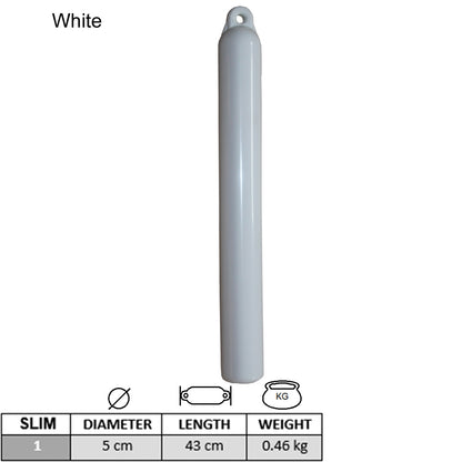 Majoni Slim Narrowboat Cylindrical Boat Fender