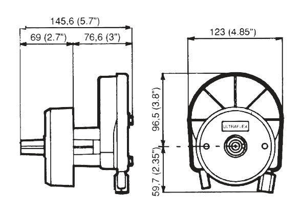 Ultraflex T67 Steering Helm With 90° Bezel - Up to 55HP