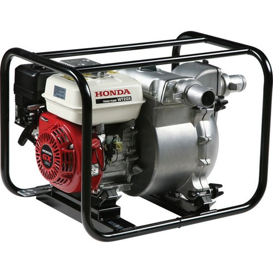 Honda WT20 Petrol Trash Water Pump In Carry Frame - 700 LPM