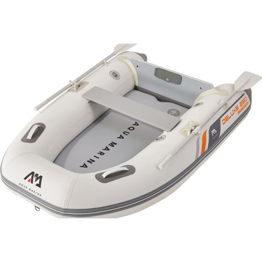 Aqua Marina Deluxe 250 Heavy Duty U-Type Yacht Tender Inflatable Dinghy - Air Deck