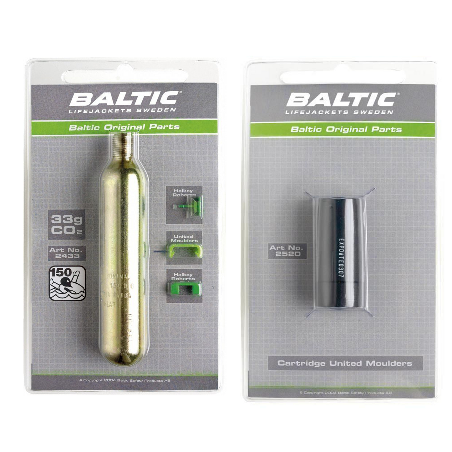 Baltic Kit 2 Automatic Life Jacket Re-Arming Kit - 33g