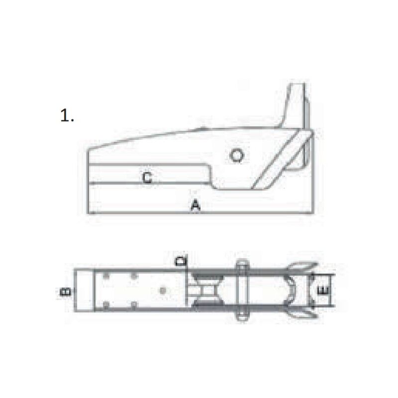 Waveline Adjustable Stainless Steel Bow Roller