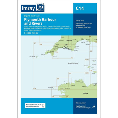 Imray C Series Nautical Navigation Charts - British Isle/EU
