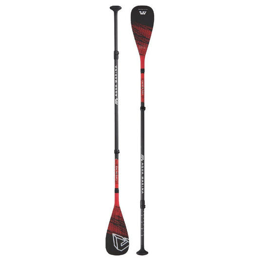 Aqua Marina Carbon PRO Adjustable 3 Section Carbon SUP Paddle - 180 To 220cm