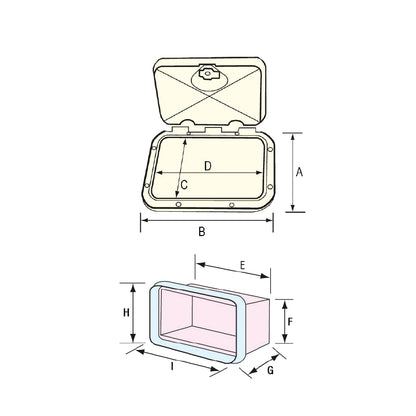 Nuova Rade CLASSIC Storage Hatch With Box & Drawers