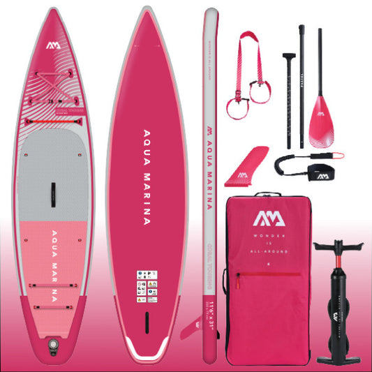 Aqua Marina Coral Touring Adventure iSUP 11'6" Inflatable Paddle Board