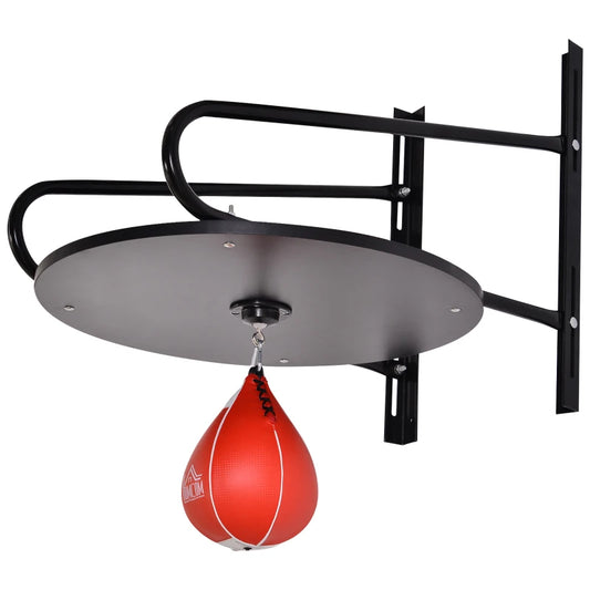 HOMCOM Wall-mounted Boxing Ball And Adjustable Frame