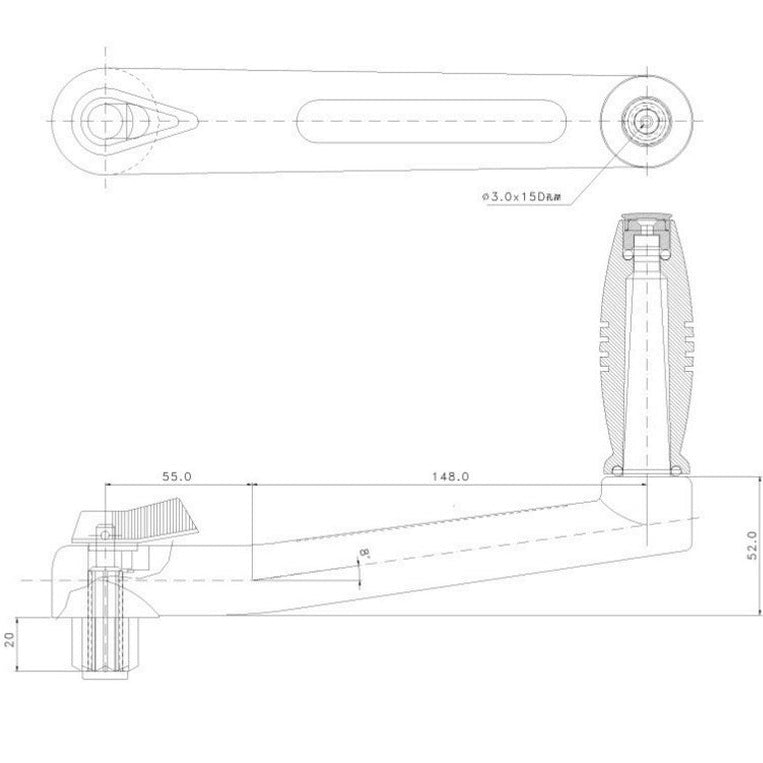 Aqualine Floating Winch Handle