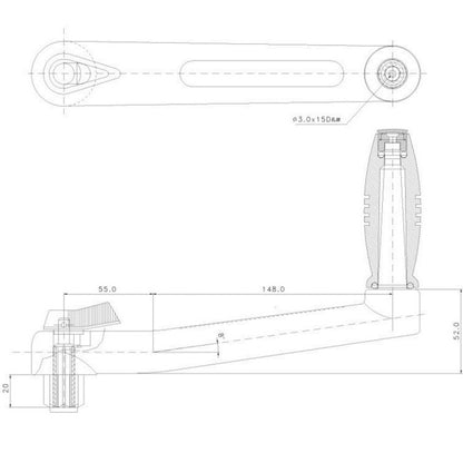 Aqualine Floating Winch Handle