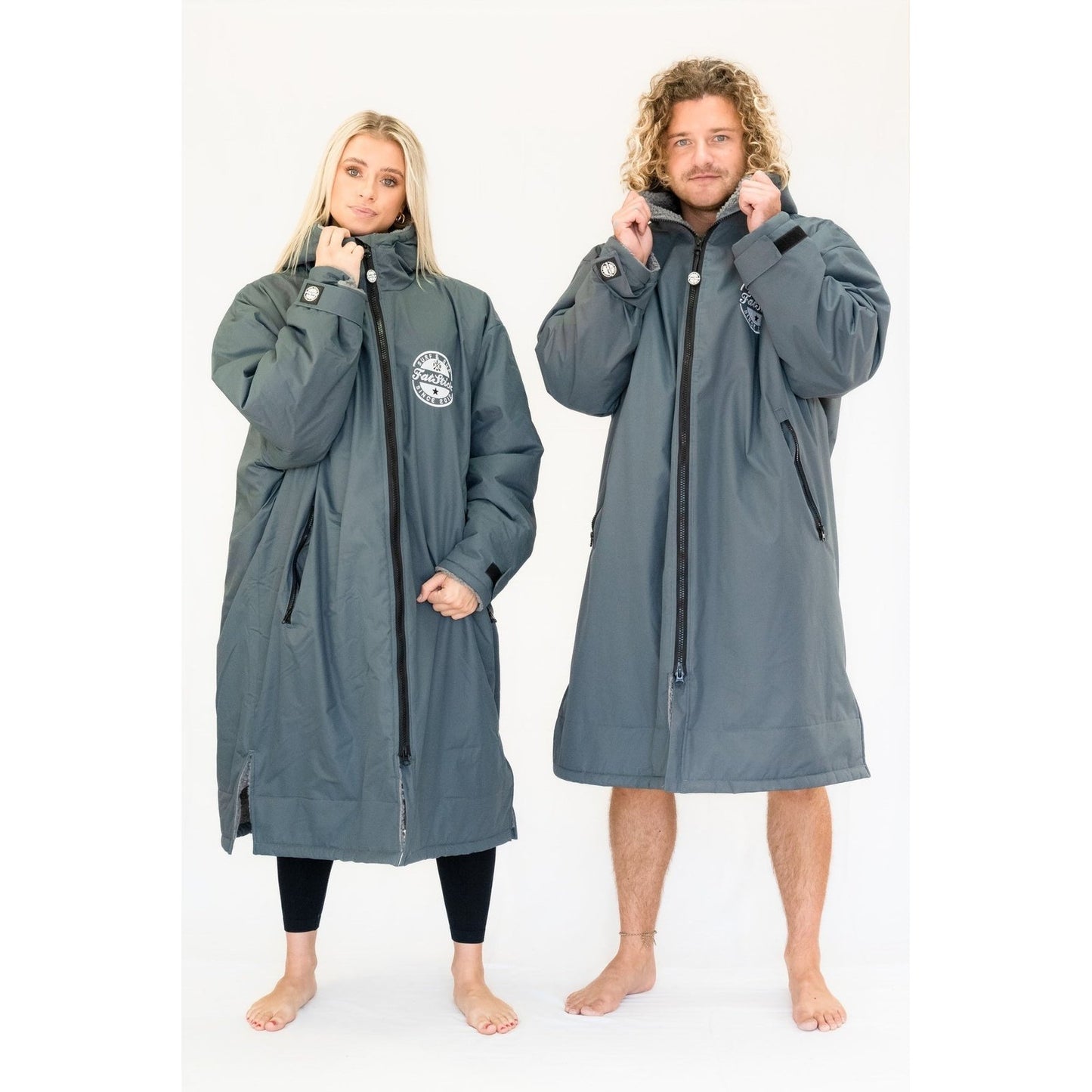 FatStick FatWrap Waterproof Changing Robe - Storm Grey