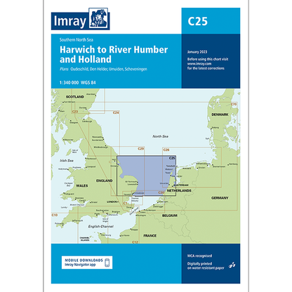 Imray C Series Nautical Navigation Charts - British Isle/EU