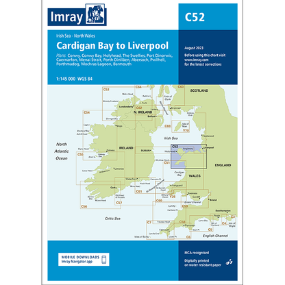 Imray C Series Nautical Navigation Charts - British Isle/EU
