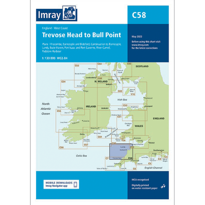 Imray C Series Nautical Navigation Charts - British Isle/EU
