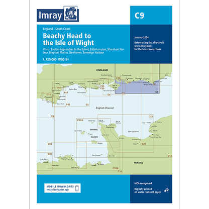 Imray C Series Nautical Navigation Charts - British Isle/EU
