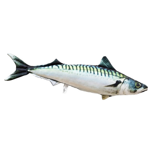 Gaby Fish Pillows Medium Atlantic Mackerel Saltwater Fish Pillow Cushion - 60cm