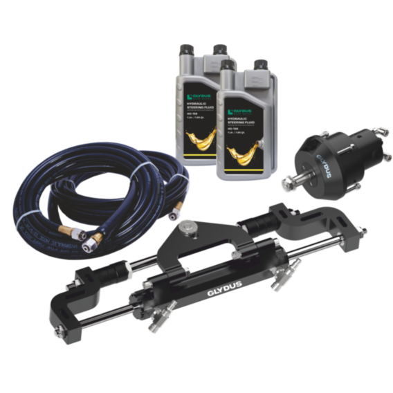 Glydus Outboard Hydraulic Steering Kit - Up To 115HP