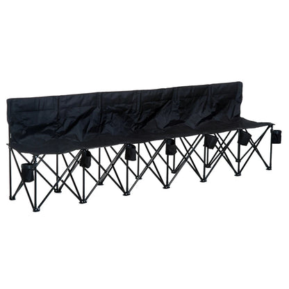 Outsunny 6 Seater Folding Camping Bench