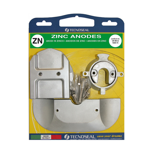Tecnoseal Zinc Anode Kit For Mercury Mercruiser Alpha One Generation II Sterndrive
