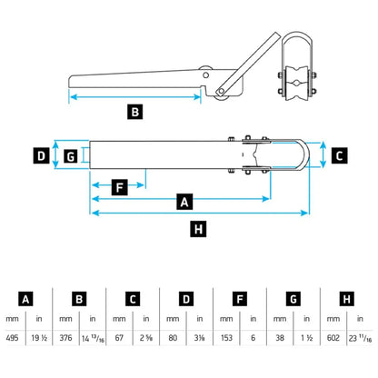 Lewmar Delta Stainless Steel Bow Roller