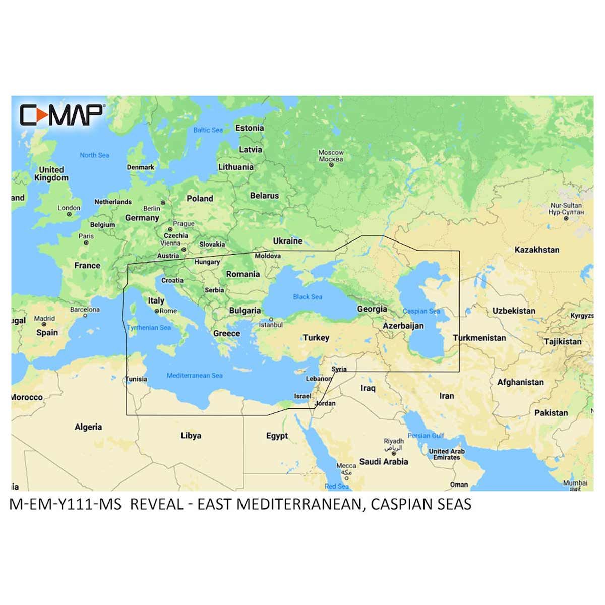 C-Map Reveal Electronic Map Charts