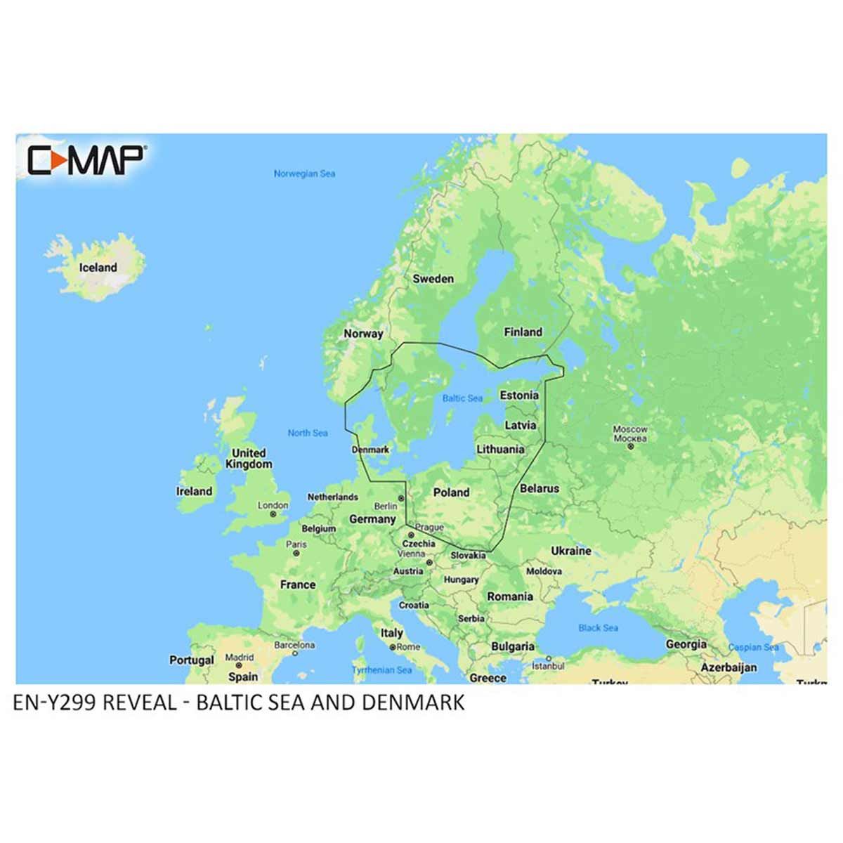 C-Map Reveal Electronic Map Charts