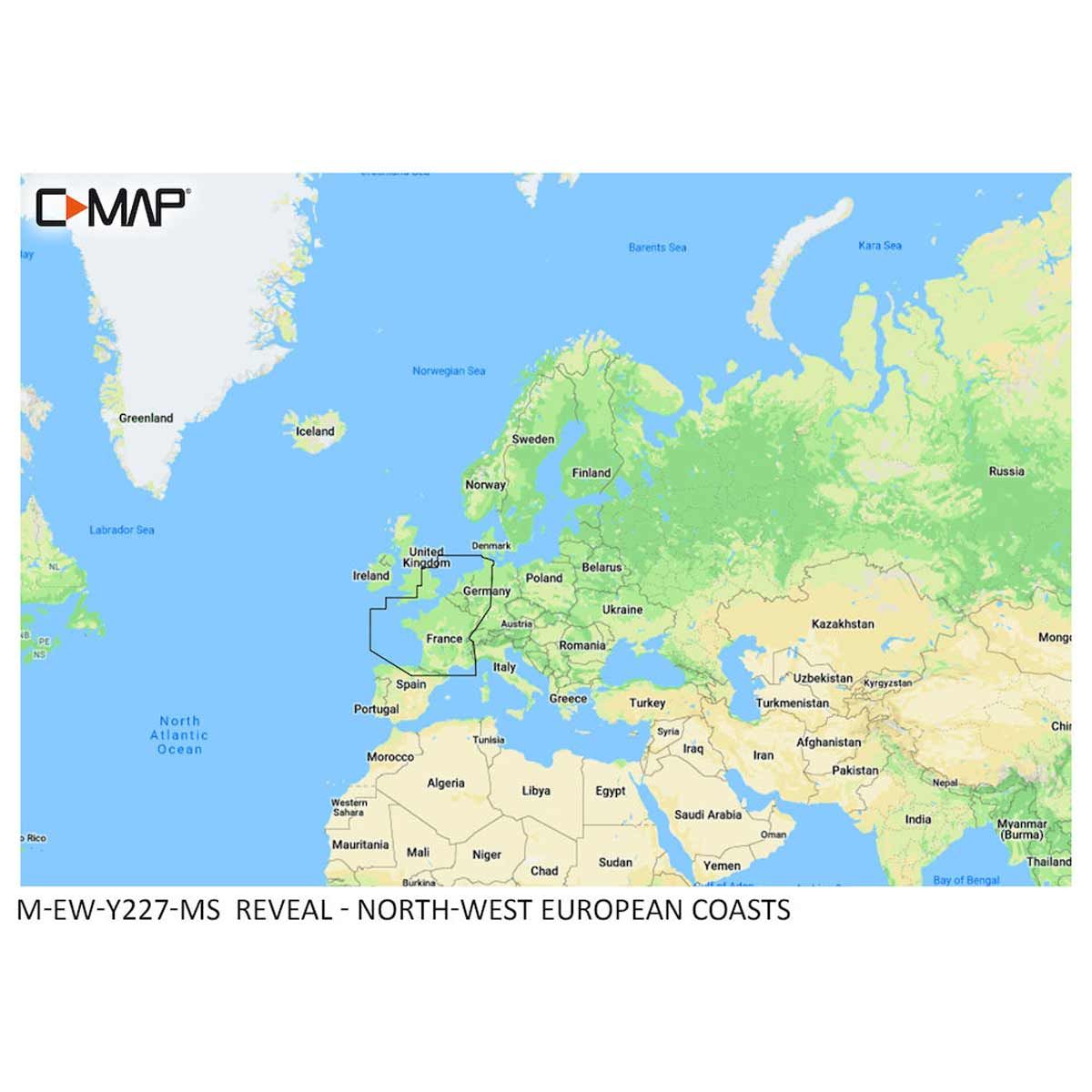 C-Map Reveal Electronic Map Charts