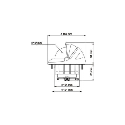 Plastimo Offshore 115 Flush Mount Compass