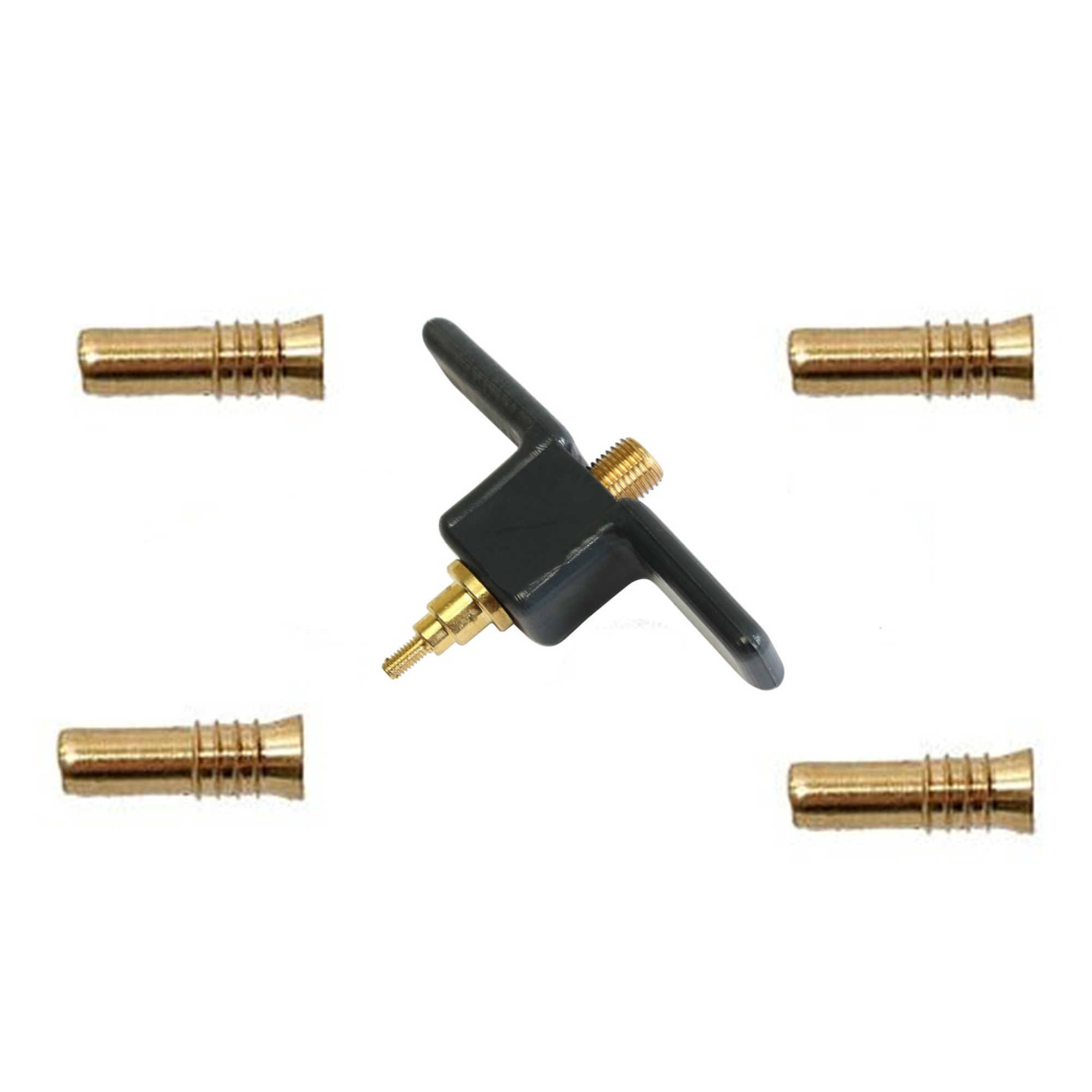 Majoni Fender / Buoy Brass Inflation Adaptor Kit With 4x Valves ...