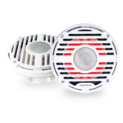 Aquatic AV Pro Classic 6.5" Round Marine Speakers - 120W