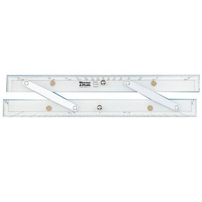 Weems & Plath Brushed Aluminium Parallel Ruler