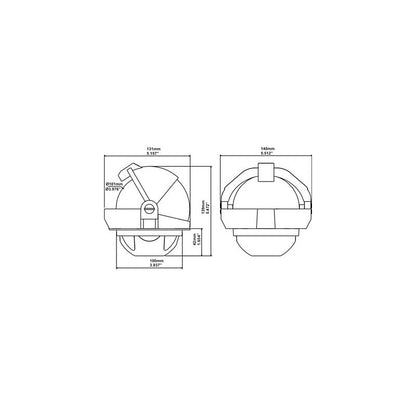 Plastimo Offshore 105 Flush Mount Compass