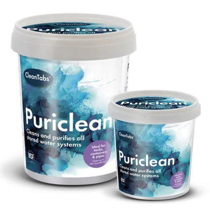 Clean Tabs Puriclean Water Treatment Powder