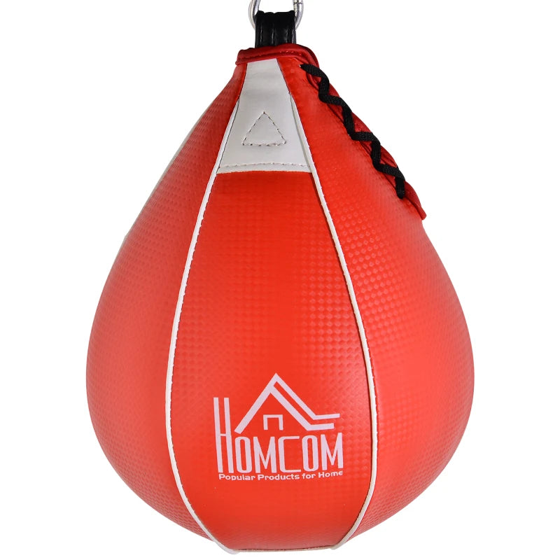 HOMCOM Wall-mounted Boxing Ball And Adjustable Frame