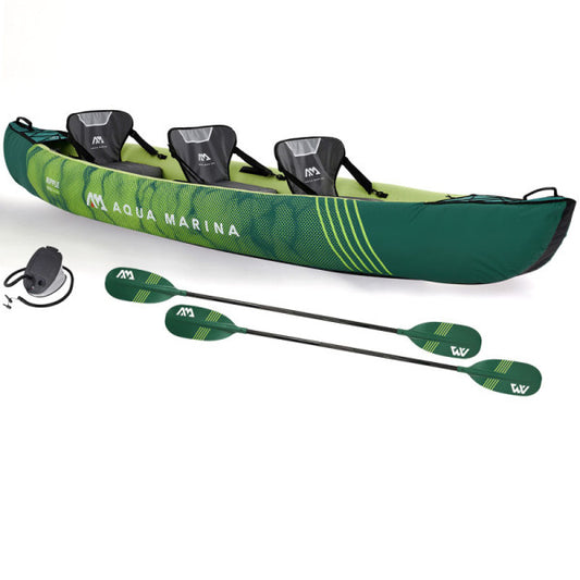 Aqua Marine Ripple 370 Inflatable Canoe - 3 Person
