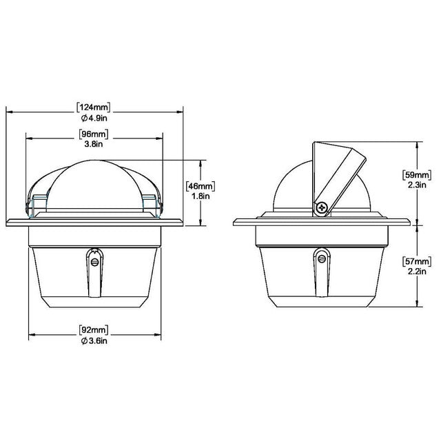 Ritchie Explorer F-50 Flush Mount Compass