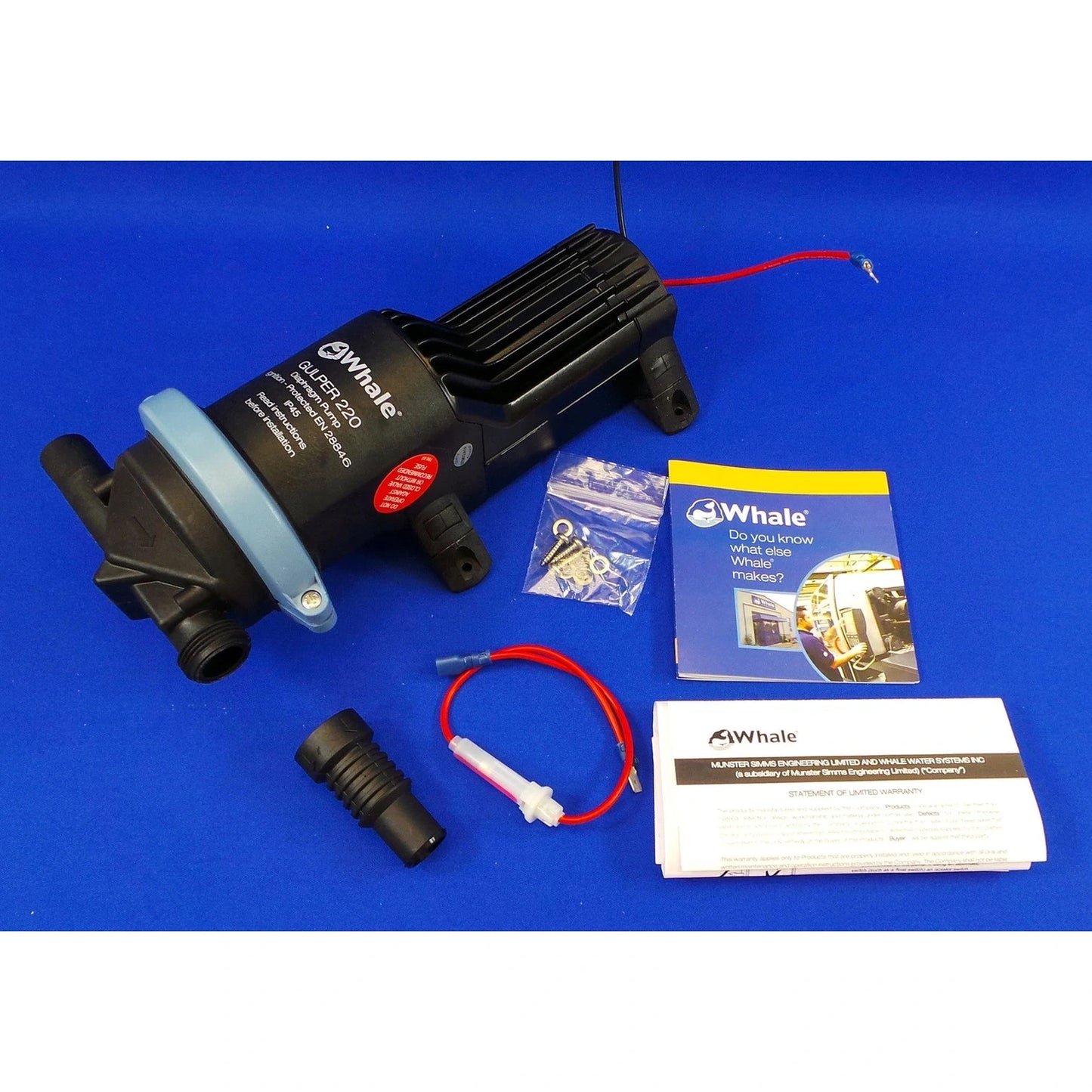 Whale BP1552 Gulper 220 Shower And Waste Pump - 12v - No Box (OEM)