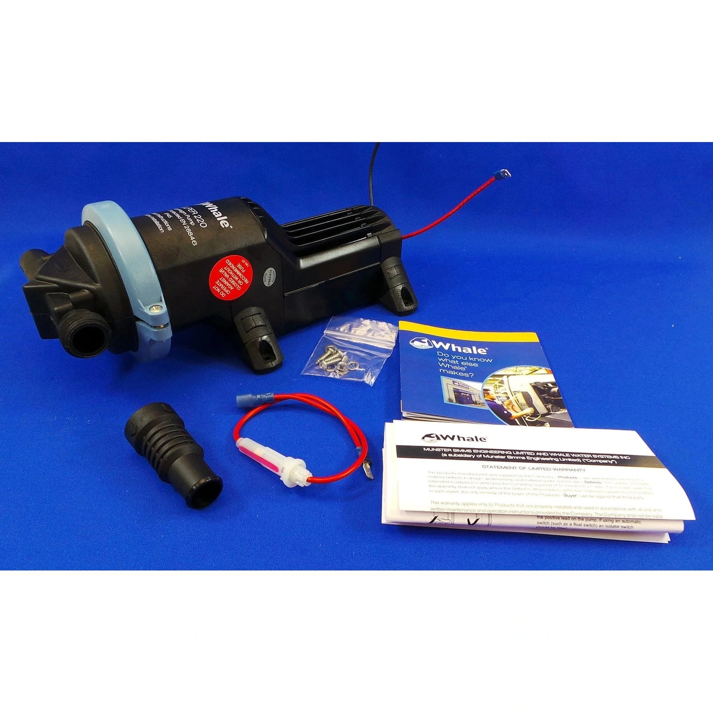 Whale BP1552 Gulper 220 Shower And Waste Pump - 12v - No Box (OEM)