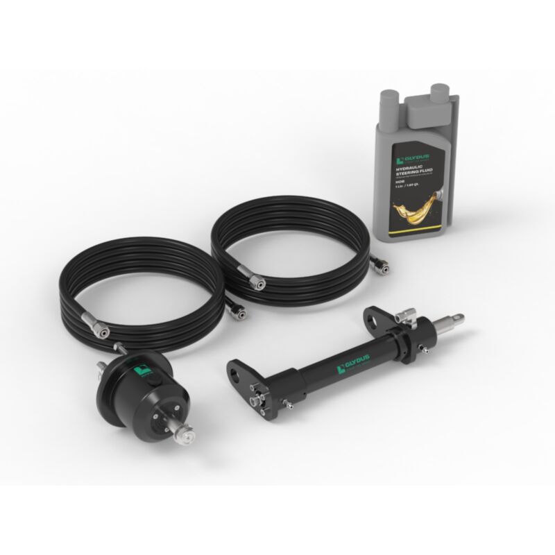 Glydus Smartsteer Outboard Hydraulic Steering Kit - Up To 90HP