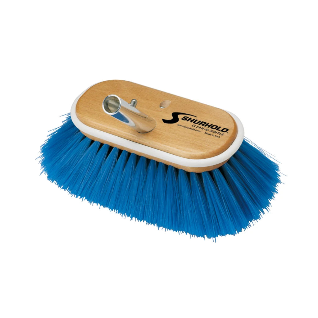 Shurhold 6in extra soft - blue nylon deck brush head - part 970