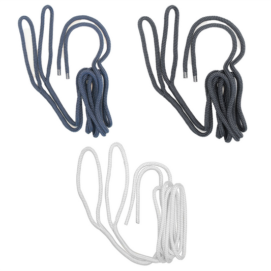 Double Braided Polyester Fender Rope Line Ties With Spliced Eye - 8mm