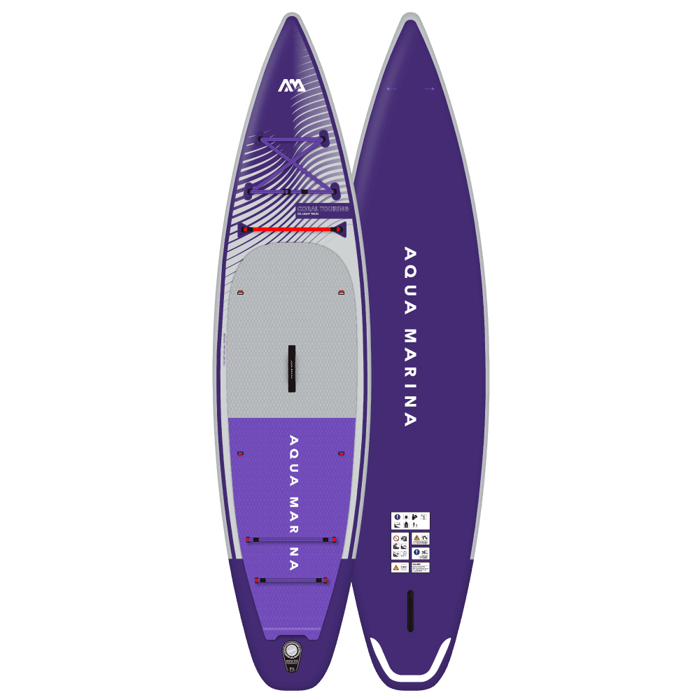 Aqua Marina Coral Advanced iSUP 10'2" Inflatable Paddle Board - Night Fade Purple