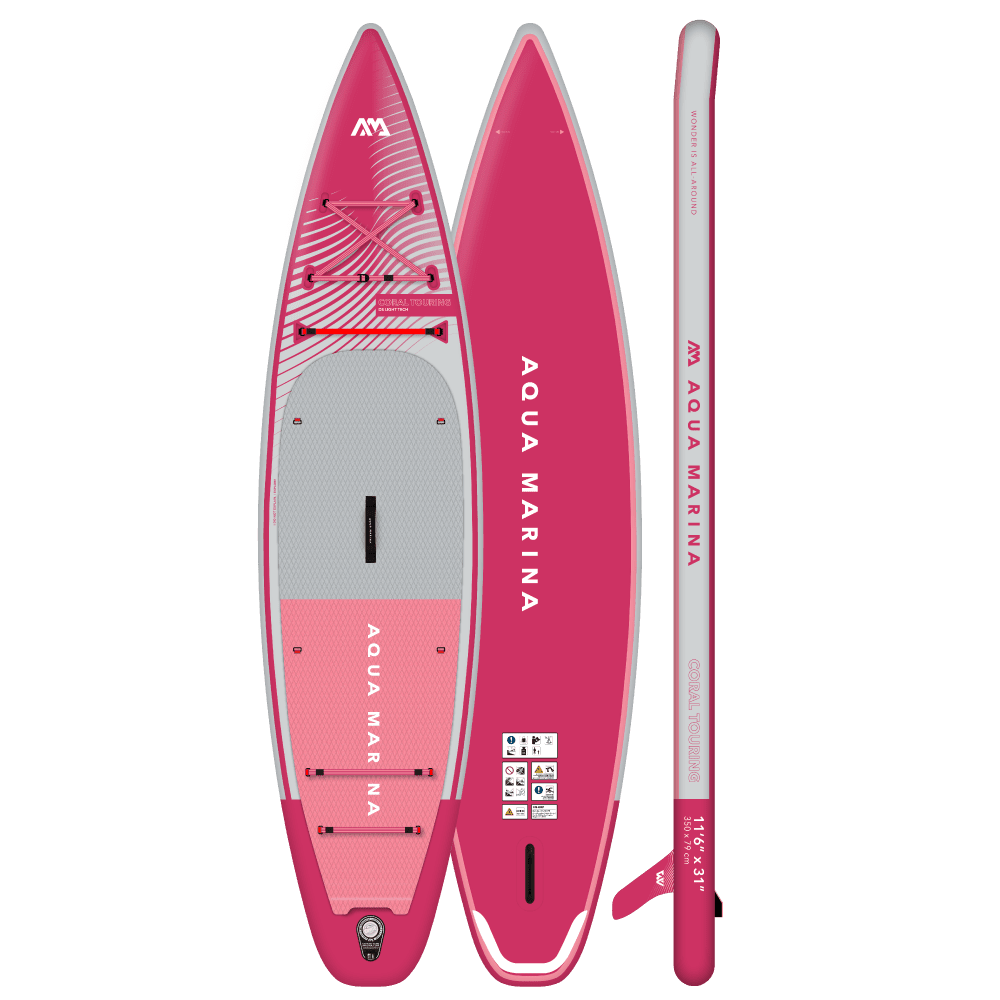 Aqua Marina Coral Touring Adventure iSUP 11'6" Inflatable Paddle Board