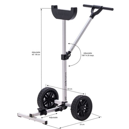 OdeSea TR-65 Outboard Motor Trolley - Fits Up To 60kg Outboard Engines