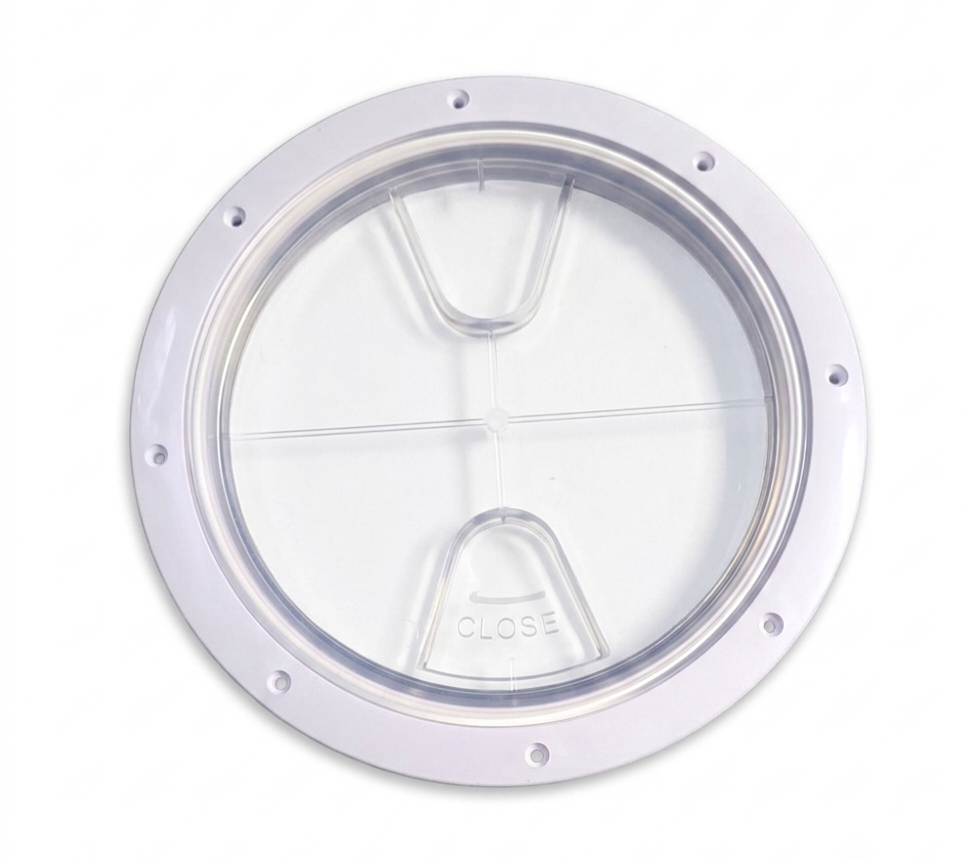 Round Clear Inspection Hatch