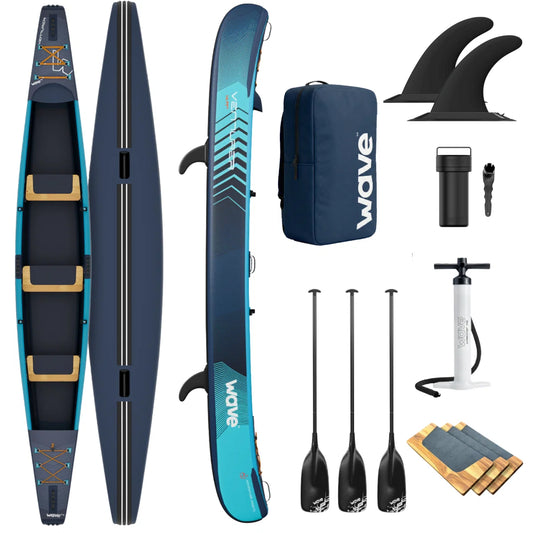 WAVE Venturer Inflatable Drop-Stitch Canoe