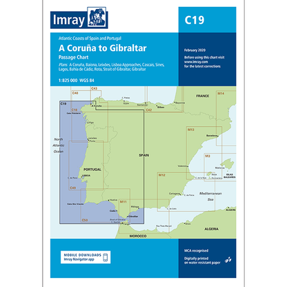 Imray C Series Nautical Navigation Charts - British Isle/EU