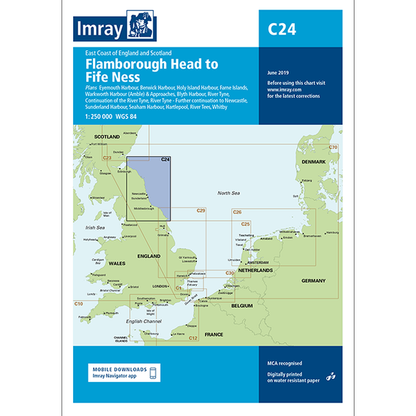Imray C Series Nautical Navigation Charts - British Isle/EU