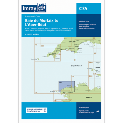 Imray C Series Nautical Navigation Charts - British Isle/EU