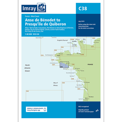 Imray C Series Nautical Navigation Charts - British Isle/EU