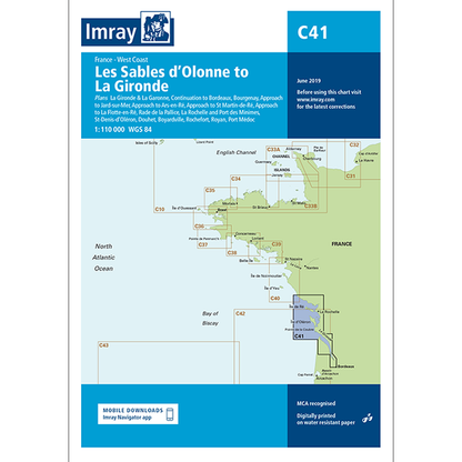 Imray C Series Nautical Navigation Charts - British Isle/EU